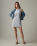 Muscle Tee Dress - Grey Glass